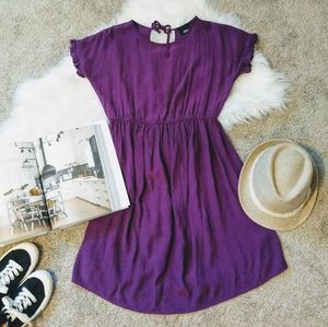 ASOS Maternity | purple Keyhole mini dress